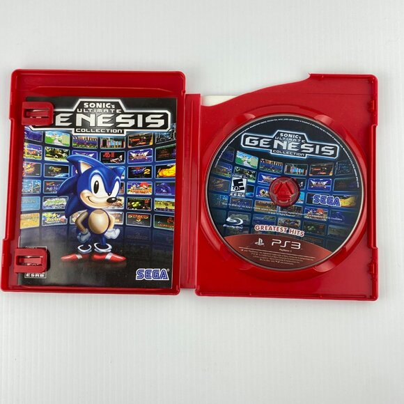 Sonic Ultimate Genesis Collection PS3 Game 2009 Case Booklet Disc Rated 10+ - Picture 6 of 7